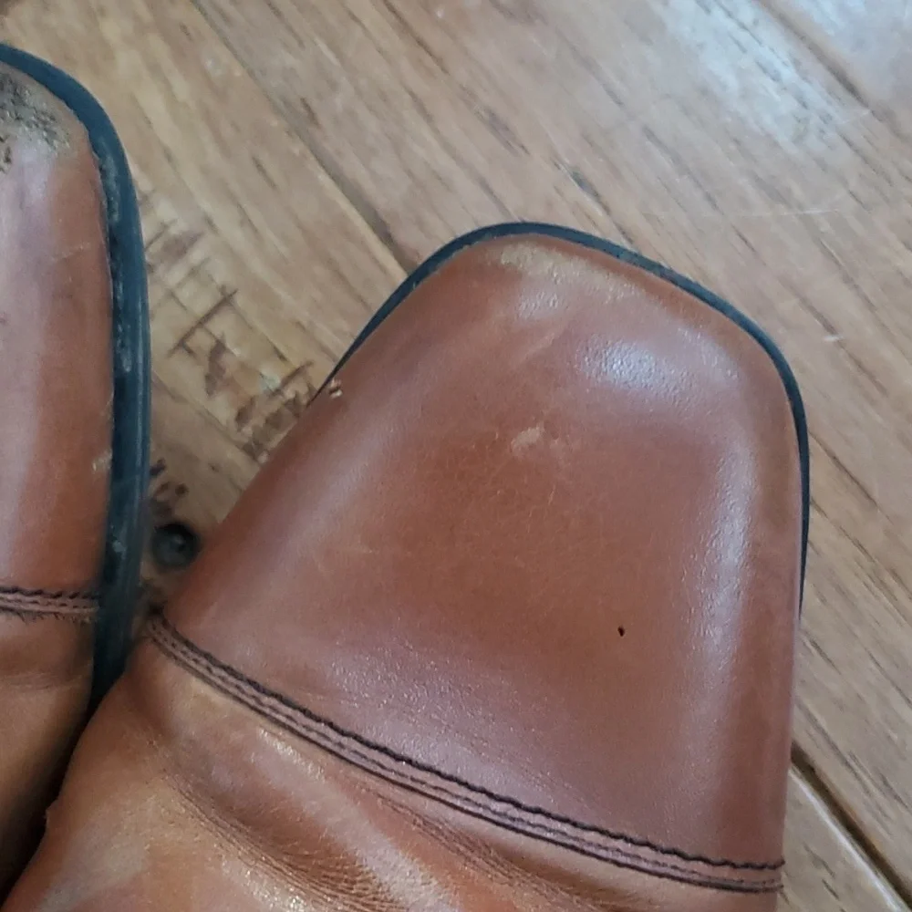 Florsheim brown leather oxford lace up loafers